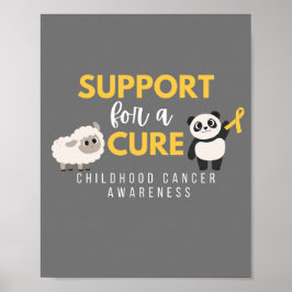 poster en afdrukken voor het genezen van kinderkan