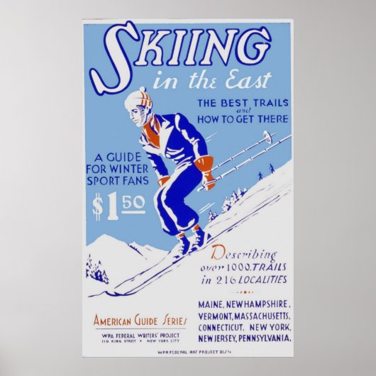 Poster en retro-Prints voor het reizen naar het ki (Voorkant)