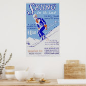 Poster en retro-Prints voor het reizen naar het ki (Keuken)