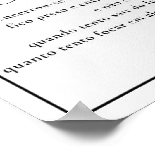 poster "Encerrando um ciclo na vida" (Hoek)