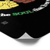 poster "END RACISM" (Hoek)