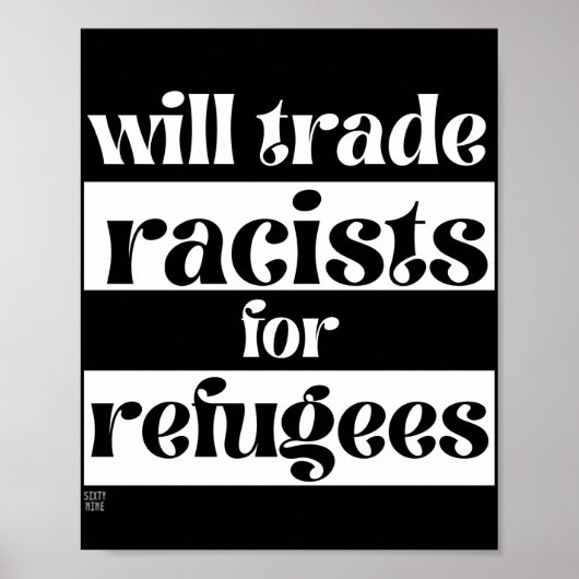 poster "END RACISM 2" (Voorkant)