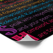 Poster Engels klaslokaal (Hoek)