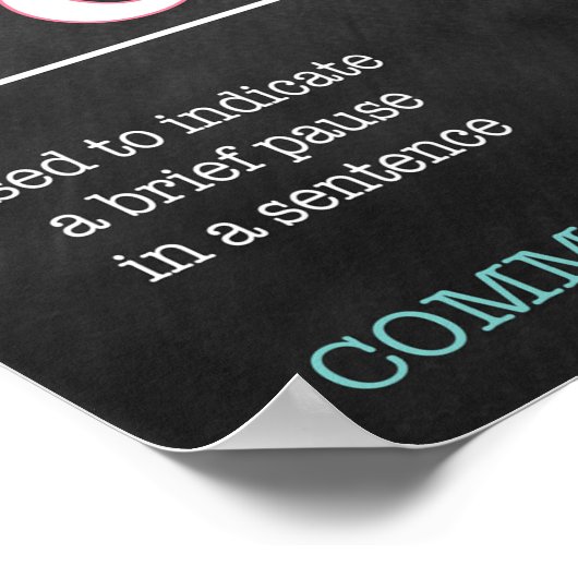 Poster Engelse Grammar Punctuation (Hoek)