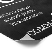 Poster Engelse Grammar Punctuation (Hoek)