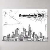 Poster Engenharia Civil (Voorkant)
