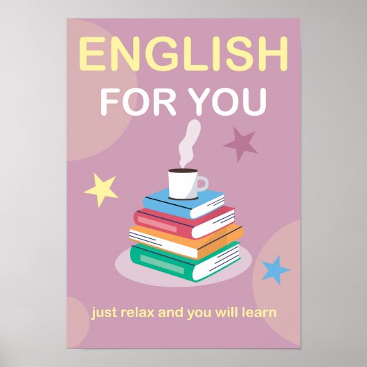 Poster English for You  (Voorkant)
