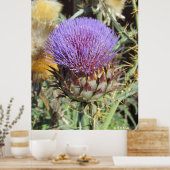 Poster - Enkelvoudige Paarse schroefventilator (Keuken)