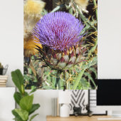 Poster - Enkelvoudige Paarse schroefventilator (Thuiskantoor)