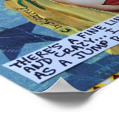 POSTER-ER IS EEN FIJNE LIJN TUSSEN GENIUS POSTER (Hoek)