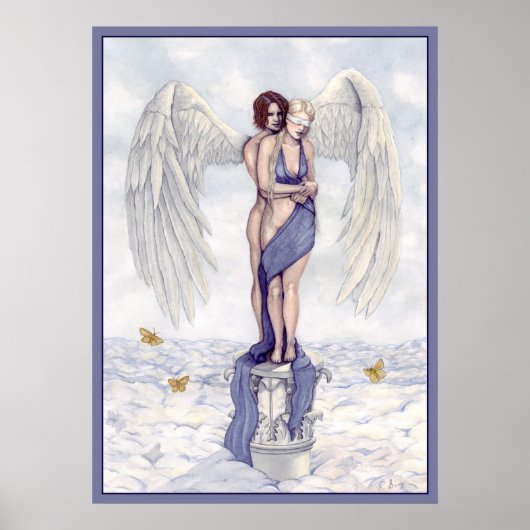 Poster Eros en Psyche (Voorkant)