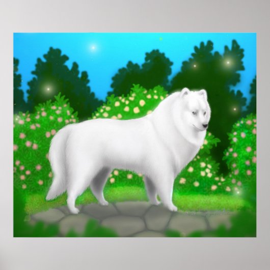 Poster Eskimo Dog (Voorkant)