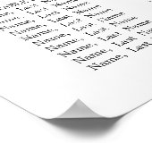 POSTER Eucalyptus Rozen 10 Tafels ZITPLAATJE (Hoek)