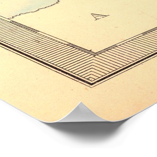 Poster  Europa-kaart (Hoek)