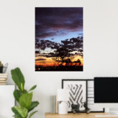 Poster "Evening Skies" (Thuiskantoor)