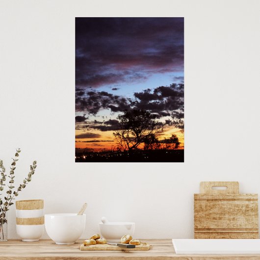 Poster "Evening Skies" (Keuken)