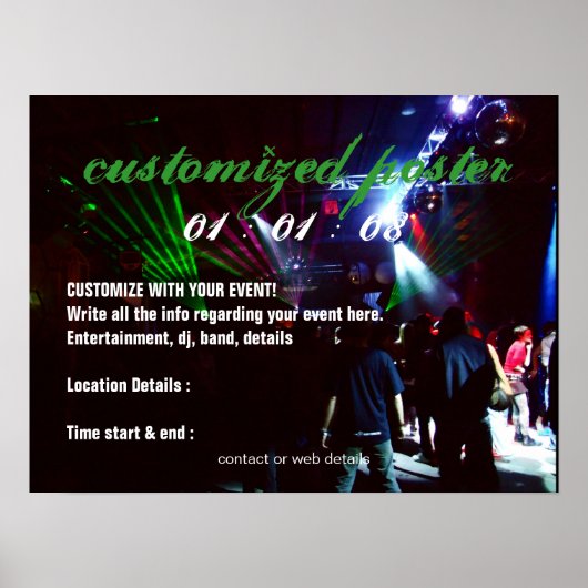 POSTER EVENT Party #3 (Voorkant)