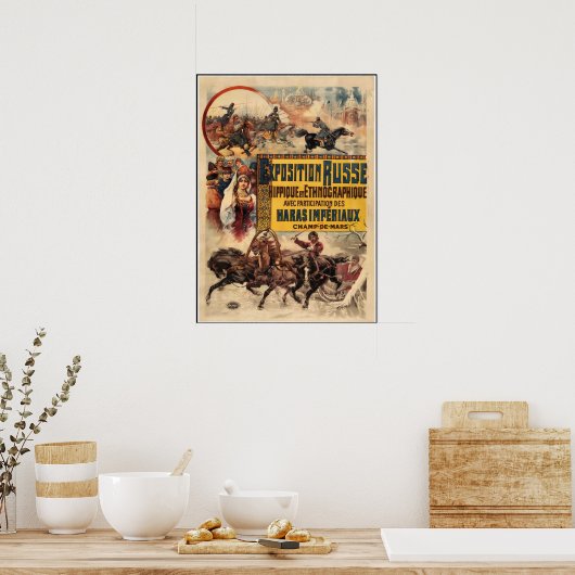 Poster "Exposition Russe" (Keuken)