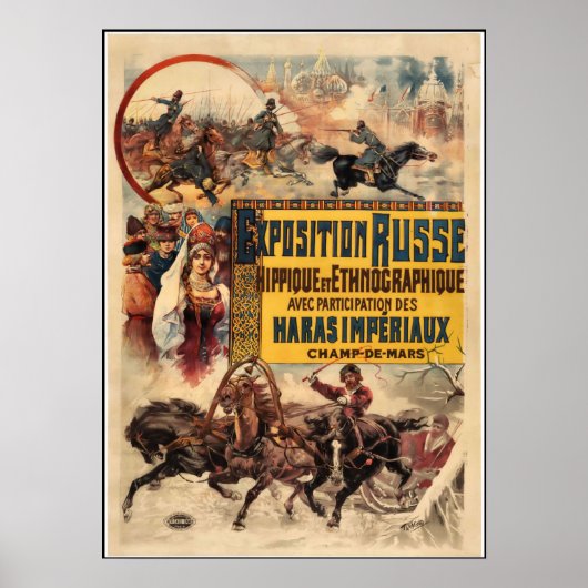 Poster "Exposition Russe" (Voorkant)
