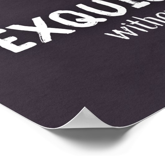 Poster Exquise Schoonheid (Hoek)