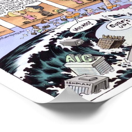 Poster - Faillissement Surfing (Hoek)