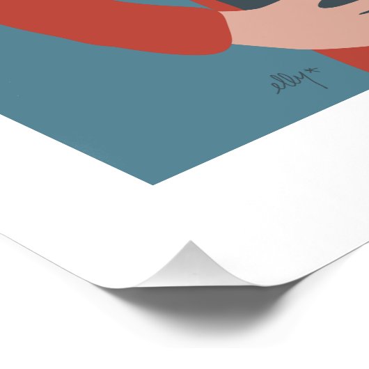 poster family and cat (Hoek)