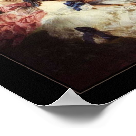 Poster Famous  Winterhalter Eugenie 1855 (Hoek)