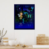 Poster Fantasy Art Star Angel Girl (Keuken)