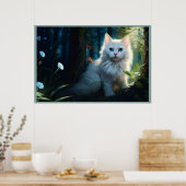 Poster Fearless Forest Felines (Keuken)
