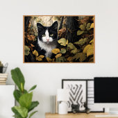 Poster Feline Adventures in the Forest (Thuiskantoor)