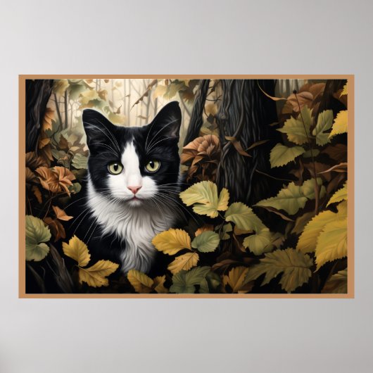 Poster Feline Adventures in the Forest (Voorkant)