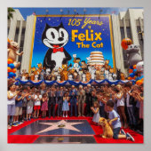 Poster Felix The Cat 105 Anos (Voorkant)
