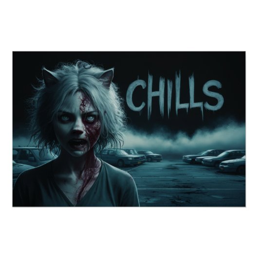 Poster Femme Chat 04 (Voorkant)