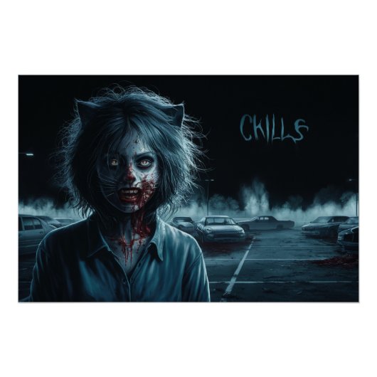 Poster Femme Chat 06 (Voorkant)