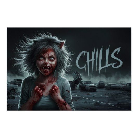 Poster Femme Chat 07 (Voorkant)