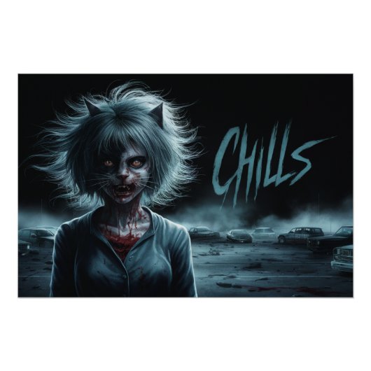 Poster Femme Chat 08 (Voorkant)