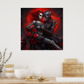 Poster Femme Intrepide (Keuken)