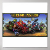 Poster Fieldrunners (Voorkant)