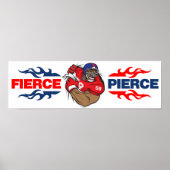 Poster Fierce Pierce (Voorkant)