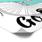 Poster  fiets en offerte (Hoek)