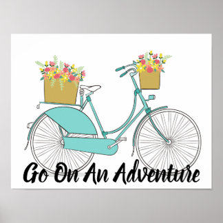 Poster fiets en offerte