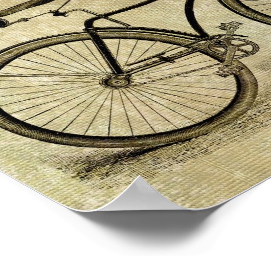 Poster:  fiets poster (Hoek)