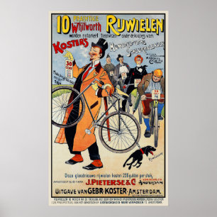  Poster fiets: Whitworth Rijwielen