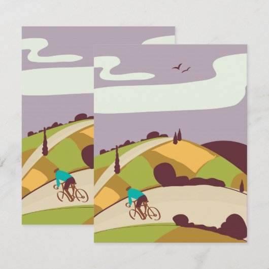  Poster fietsen (Voorkant / Achterkant)