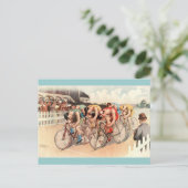 Poster fietsen Briefkaart (Staand voorkant)