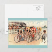 Poster fietsen Briefkaart (Voorkant / Achterkant)