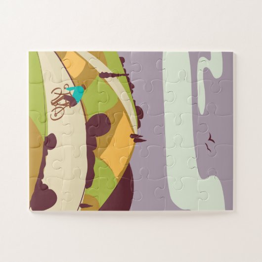  Poster fietsen Legpuzzel (Horizontaal)