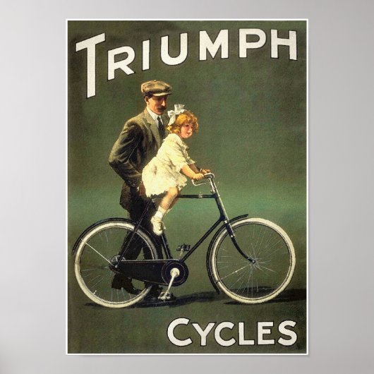  Poster fietsen: triomffietsen (Voorkant)