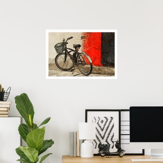 Poster  fietskunstwerk (Thuiskantoor)