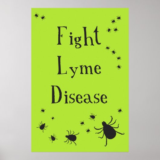 Poster Fight Lyme (Voorkant)